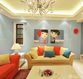 60平米兩室兩廳裝修 裝飾畫(huà)裝修效果圖片