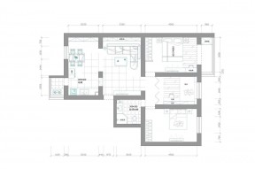 70平米小戶型房屋平面圖片