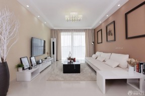 80多平米便宜的白色家具装修效果图