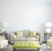 简约现代风格客厅沙发靠背装修实景图