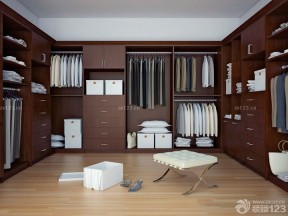 步入式衣帽間 簡約美式家具