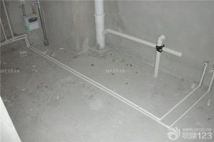冷热水管管路开槽施工