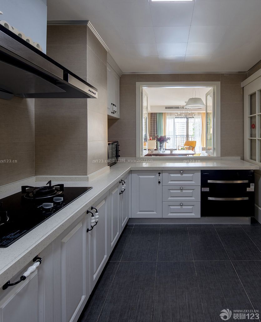 最新家装90平米小户型厨房装修效果图大全