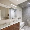 最新现代家装风格90平米房屋卫生间装修案例