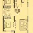 最新100平方兩室兩廳一廚一衛(wèi)裝別墅戶型圖