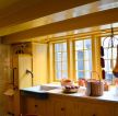 150平房子欧式风格厨房装修效果图片