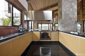 厨房设计图 斜顶阁楼厨房装修图片