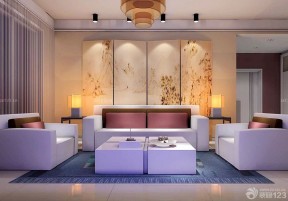 裝修樣板房圖片 沙發(fā)背景墻裝修效果圖片