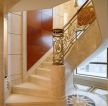 现代家装150平米复式楼室内旋转楼梯装修效果图