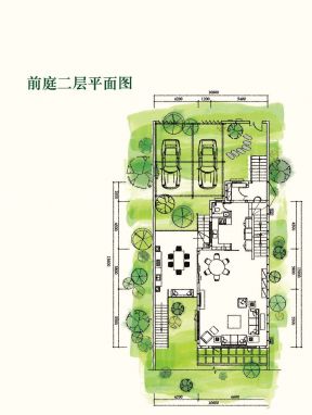 120平米獨棟豪華別墅戶型圖設計