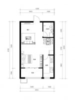 简易自建房屋60平米小户型设计平面图 