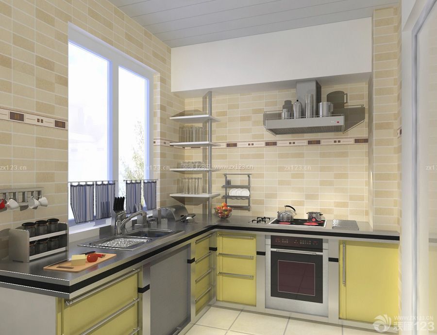 现代130平米厨房装修设计图