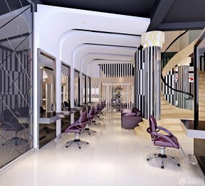 店面設計圖 高檔美發(fā)店裝修效果圖片