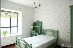 70平方米二室一厅装修效果图 卧室墙纸