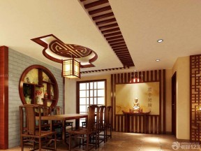 130平米三室兩廳兩衛(wèi)裝修效果 中式風格裝修