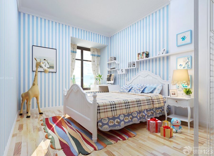 130平米三居室儿童卧室装修效果图