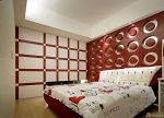 温馨家庭儿童房床头背景墙装修装饰效果图