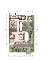 150平方私家花園別墅戶(hù)型圖