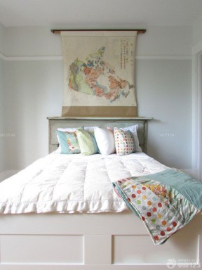 美式卧室装修挂毯设计效果图