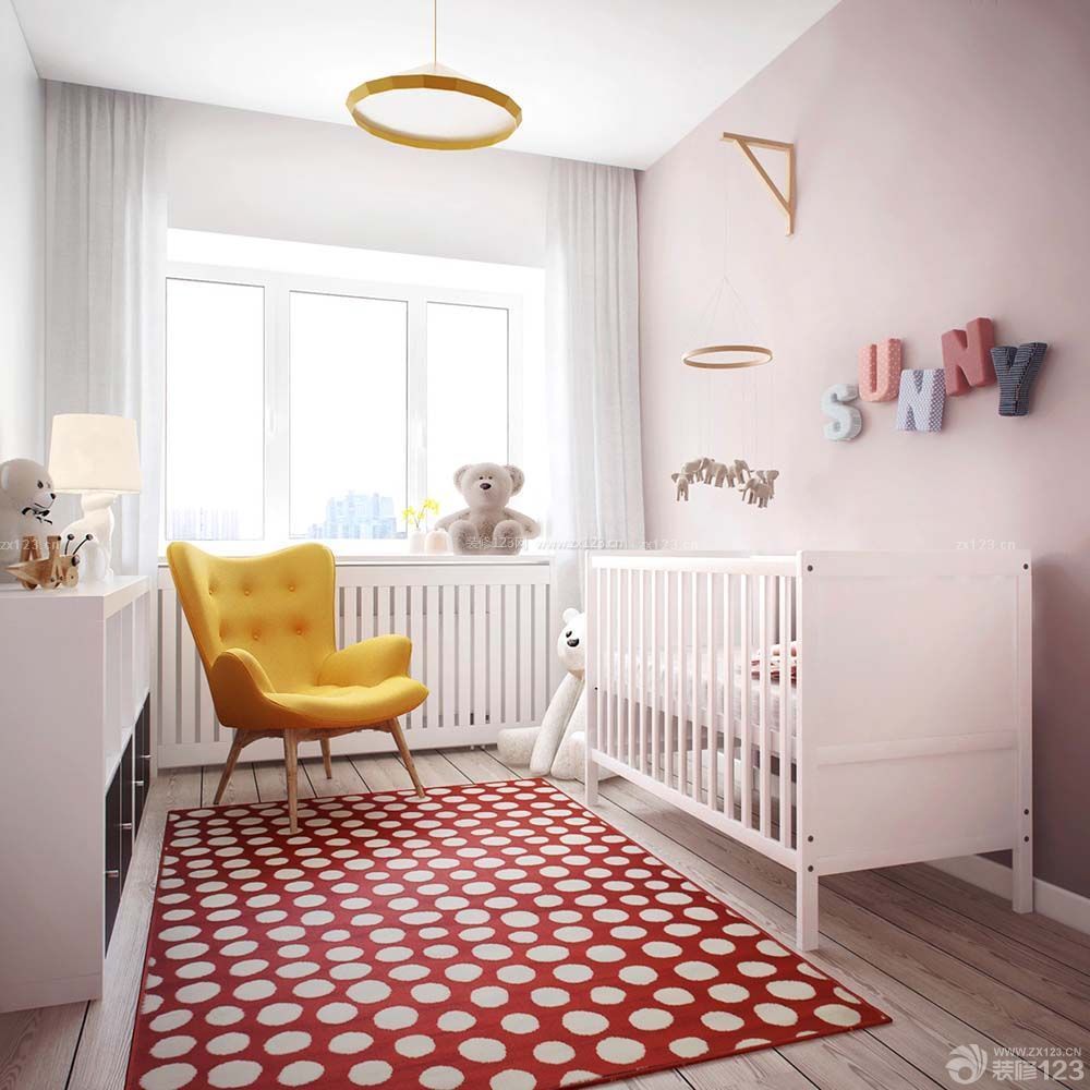 温馨唯美60平方小复式婴儿房装修图片欣赏