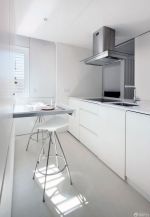 70平米装修样板房厨房吧台设计图片