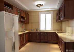 70平米两室一厅小厨房装饰效果图 橱柜设计效果图