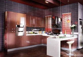 70平米两室一厅小厨房装饰效果图 整体橱柜装修效果图片