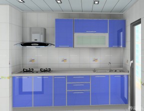 70平米两室一厅小厨房厨房橱柜颜色装修装饰效果图
