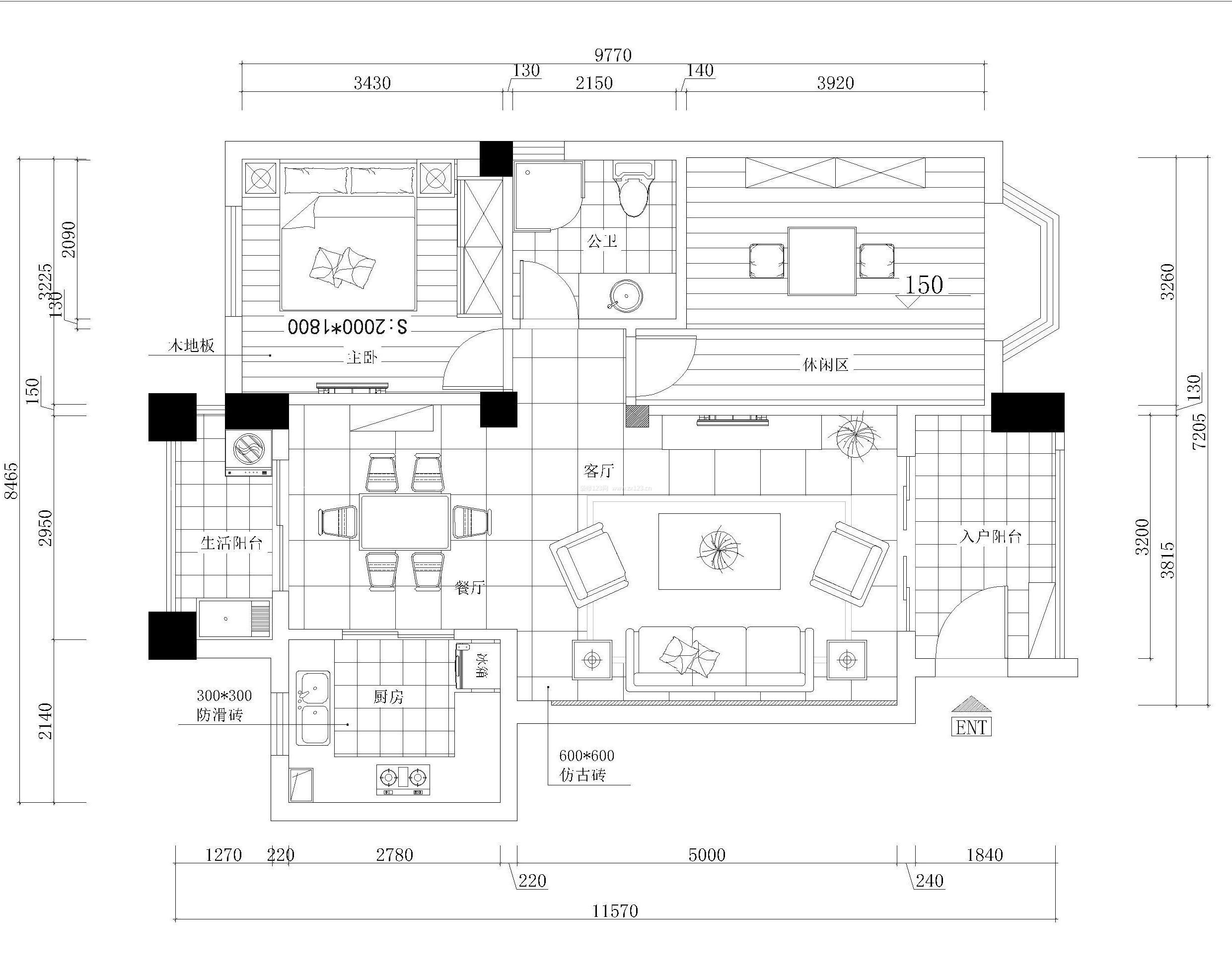 2023中小戶型設計室內設計平面圖