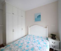 小美式风格4万元90平米卧室装修效果图_装修