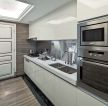 70平米房最省钱的装修厨房白色橱柜装修效果图片