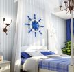 地中海小房子卧室墙面装饰装修设计效果图