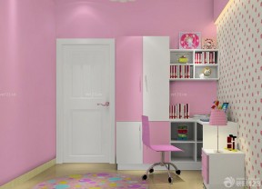小房子装修设计 粉色墙面装修效果图片