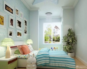 90平方小三房装修效果图 儿童卧室装修