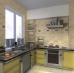 最新70平米小户型厨房厨房墙面瓷砖装修效果图 
