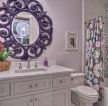 美式家装90平米卫生间浴室装修案例