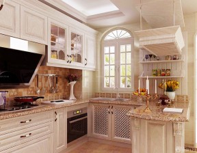 70平米小户型厨房装修效果图 小美式风格