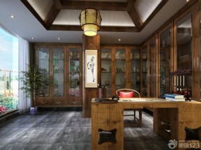 140平米中檔裝修 中式書房家具