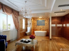 200平米房屋装修效果图 浴室装修设计图片