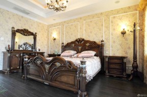 80后卧室装修 美式古典实木家具