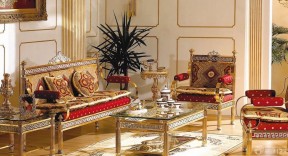 布艺沙发套 欧式家装设计效果图