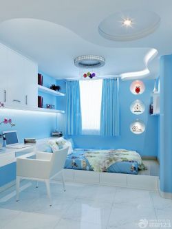 70平方米二室一厅美式实木家具儿童书房装修