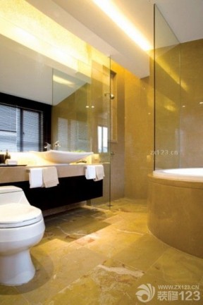 新中式风格样板间 卫生间浴室装修图