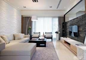 二室一厅70平方米装修效果图 客厅沙发背景墙装修