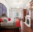 美式复古风格90平方房子卧室家具装修效果图