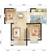 70平米別北方農村別墅戶型圖