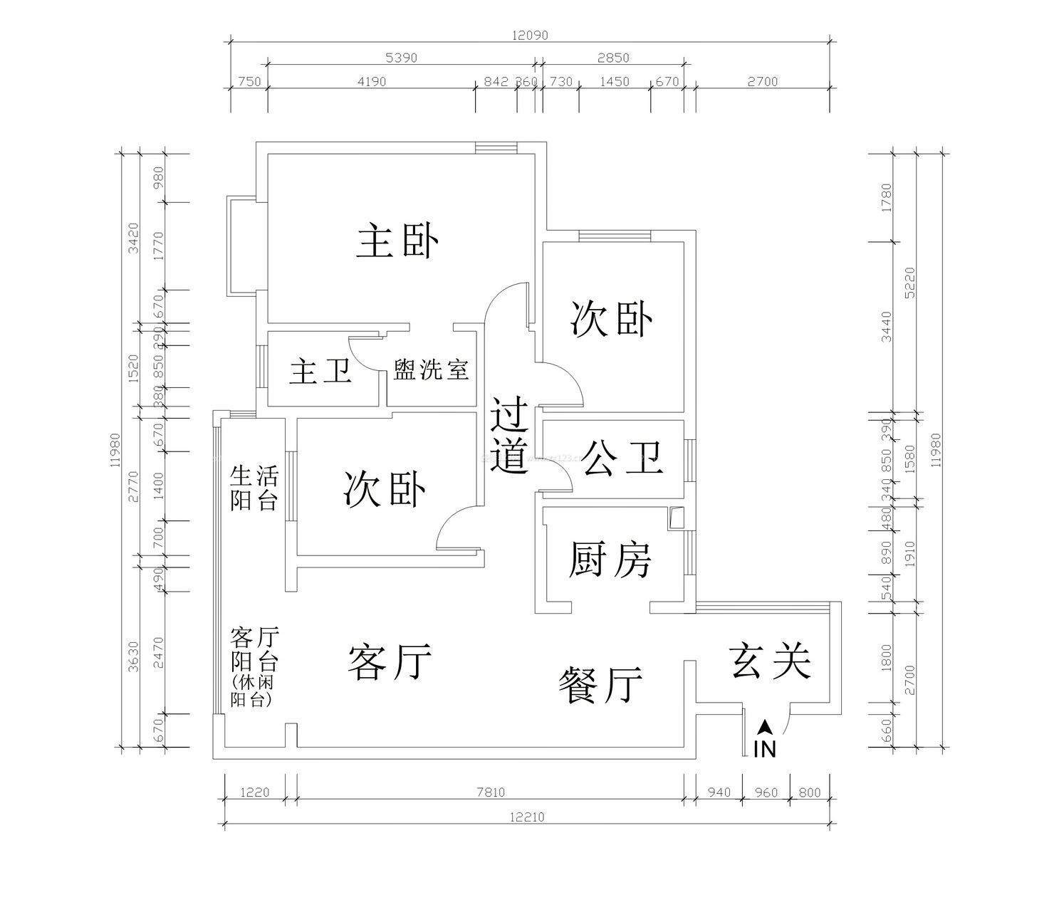 90平米農(nóng)村別墅戶型圖2023圖片