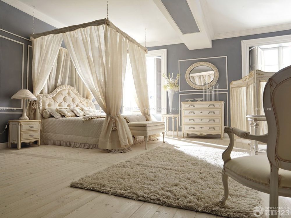 乡下房子唯美欧式卧室装修设计效果图大全