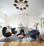 家装60平米小户型简易异型沙发装修效果图片欣赏