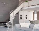 家装现代风格90平方复式楼楼梯装修效果图